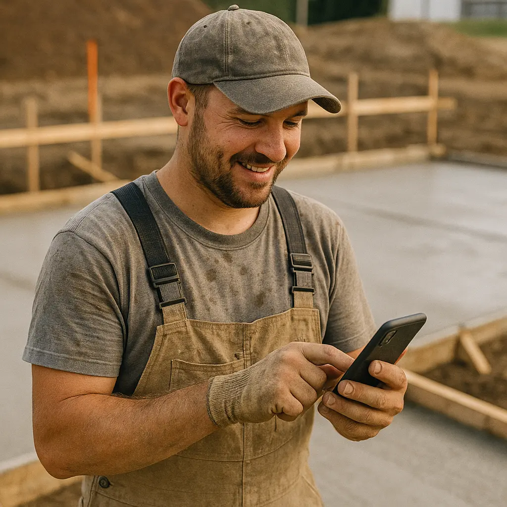 CRM for concrete contractors tracking customers, mix designs and pour schedules