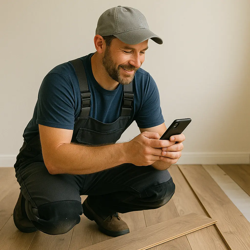 CRM for flooring installers and contractors tracking clients, measurements and installation schedules