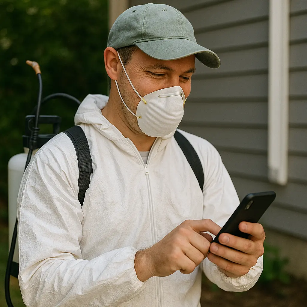 CRM for pest control services tracking customers, treatments and recurring plans