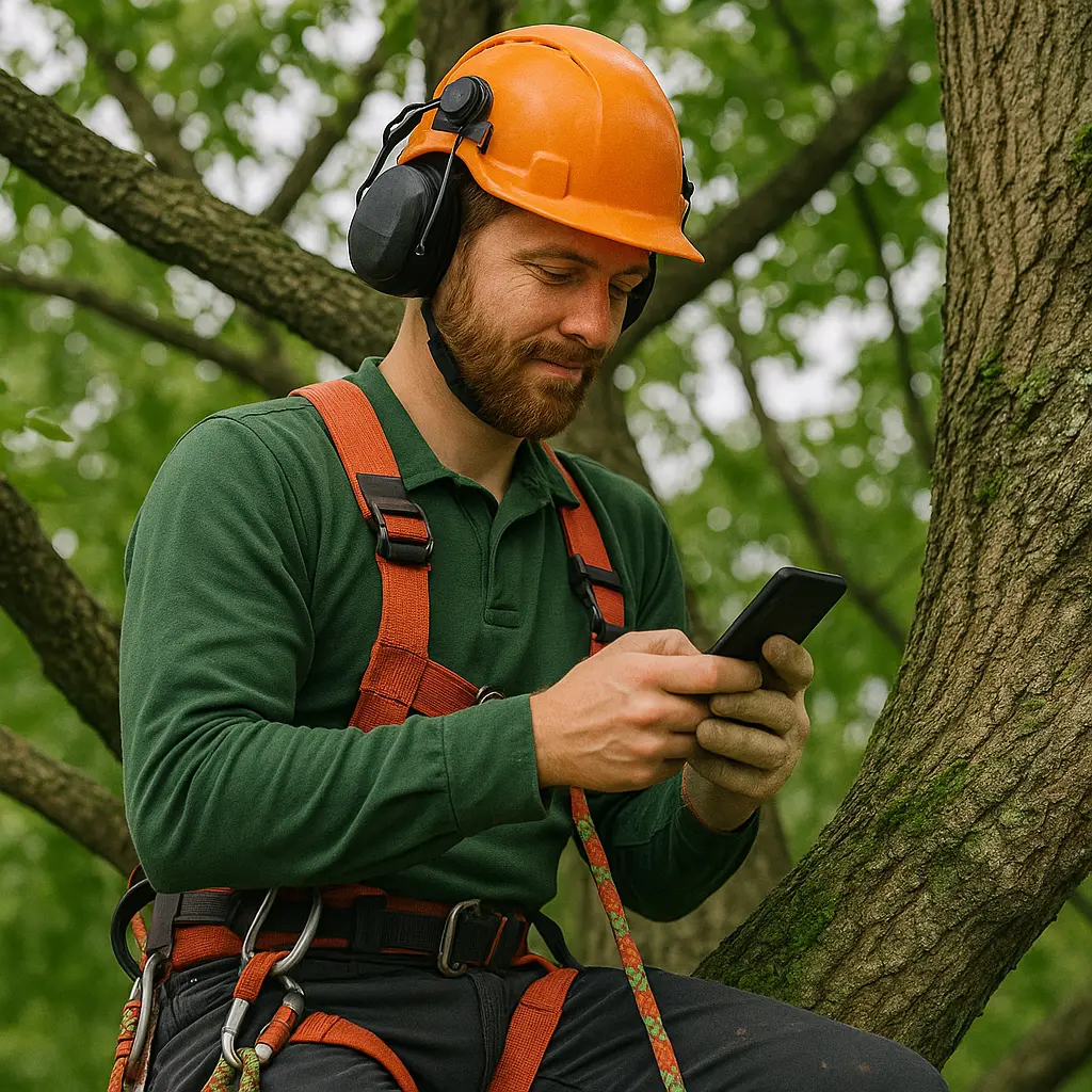 CRM for tree trimming and tree service contractors tracking estimates, work orders and maintenance