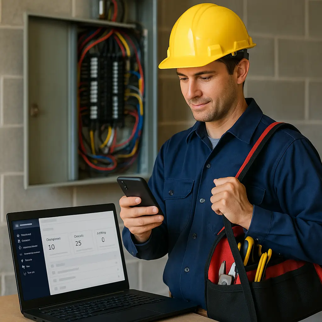 CRM for  electricians newsletter